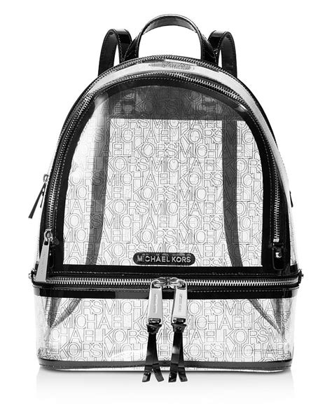 michael kors riley medium backpack|michael kors clear backpacks.